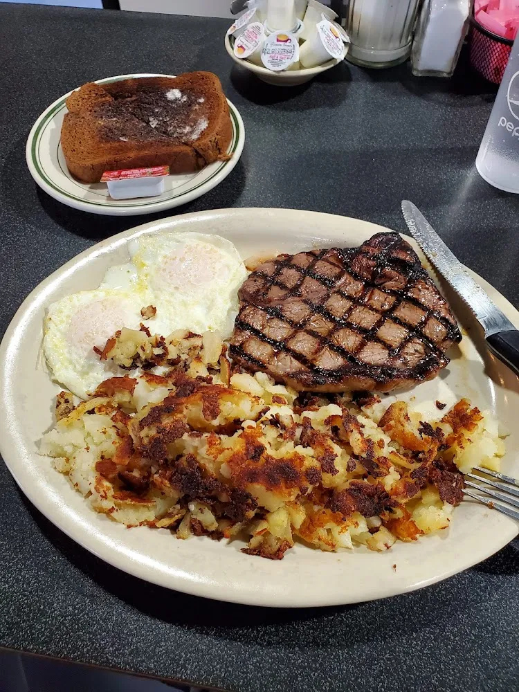 Steak and Eggs and Toast
